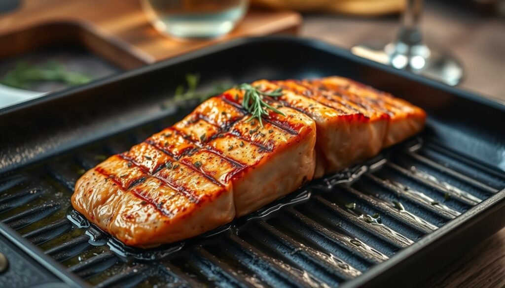 grilled salmon