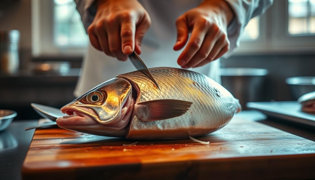round fish deboning